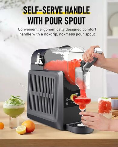 Slushie Machine Dust Cover, Heat-Resistant Waterproof Dust-Proof 300D Nylon Material Protective Cover, Compatible with Ninja Slushie Machine FS301C/FS301/FS300/FS299, etc., 15.74''W*16.92''H*7.87''L in Saudi Arabia