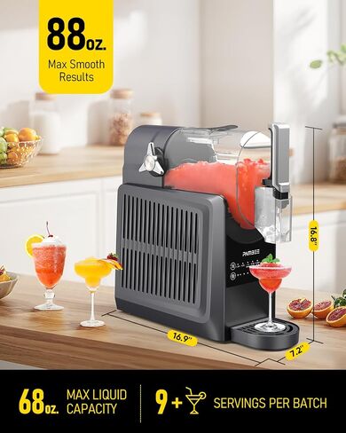 Slushie Machine Dust Cover, Heat-Resistant Waterproof Dust-Proof 300D Nylon Material Protective Cover, Compatible with Ninja Slushie Machine FS301C/FS301/FS300/FS299, etc., 15.74''W*16.92''H*7.87''L in Saudi Arabia