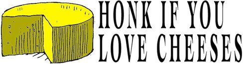 HONK CAFEPRESS إذا كنت تحب أجبان يسوع 10 "X3" مستطيل Vinyl المصد شارات السيارة in Saudi Arabia