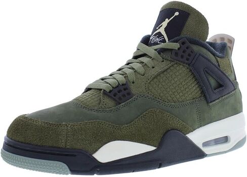 Nike Air Jordan 4 SE Craft - زيتوني متوسط ​​/ فانيليا شاحبة / كاكي / أسود الشراع in Saudi Arabia
