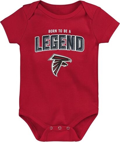 Outerstuff NFL Teams Newborn Baby Born to Be Legend Short Sleeve Bodysuit Creeper (0m-9m) in Saudi Arabia