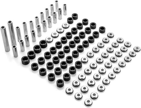 التعليق الأمامي والخلفي بطانات A-ARM Kit HDPE الصلب مجموعة الذراع الثقيلة الذراع الذراع مجموعة متوافقة مع Polaris Ranger XP Crew 900 2013-2019 in Kuwait