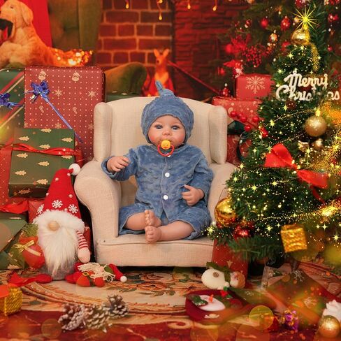 دمى الطفل المولدة واقعية 20 "Sweet Smile LifeLOBROBBORN Baby Baby Doll Full Vinyl Body Posable Life Real Real Like Toddler Bebe مع شهادة ميلاد وأدوات التغذية هدايا للأطفال من العمر 3+ in Kuwait