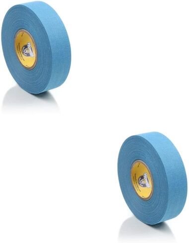 شريط قماش ممتاز من Howies Hockey Stick أو شريط شين 2-حزمة اخترت الألوان (أزرق سماوي 1 بوصة × 75 بوصة (عبوتان)) in Saudi Arabia