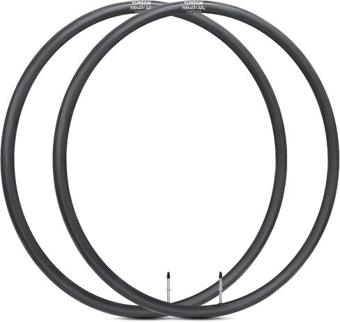 YUNSCM 2-PCS 700x25C/32C Bike Tubes 25/32-622 FV60 Presta Valve, 700C Bicycle Inner Tubes Compatible 700 x 25C 700x26C 700x28C 700x30C 700x32C Road Gravel Bike Tire Tubes (G-278) in Saudi Arabia