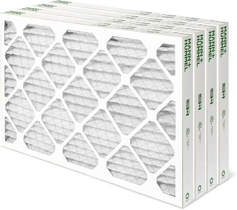 20x25x4 MERV 8 Pleated HVAC AC Furnace Air Filters. 2 Pack. (Exact Size: 19.5 x 24.5 x 3.75 Inches) in Saudi Arabia