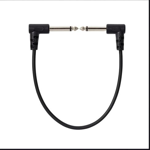 3PCS 6.35mm Guitar Patch Cables, Right to Right Instrument Cables for Pedalboards, Electric Guitar (6 in|15 cm) in Saudi Arabia