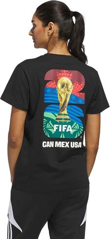 تي شيرت Adidas للسيدات لكأس العالم FIFA 26™ برسومات كرة المباراة in Saudi Arabia