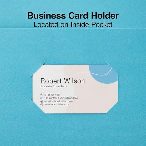 Staples 907693 2-Pocket Folder Light Blue 10/PK (13381-CC) in Saudi Arabia