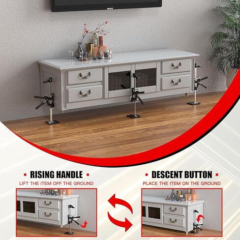 مقبس الذراع الموفر للعمال مقبس البناء متعدد الوظائف ، مقابس الأثاث ， ارتفاع الرفع 10 بوصات 300 رطل الحمل لتثبيت النوافذ والأبواب ورفع الأثاث وأدوات النجارة الخشبية in Kuwait