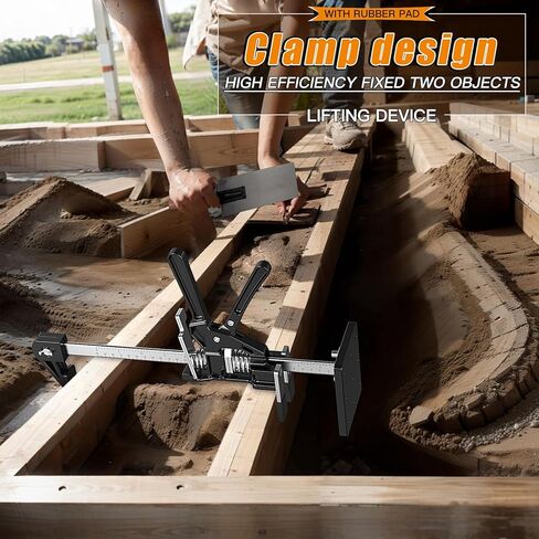 مقبس الذراع الموفر للعمال مقبس البناء متعدد الوظائف ، مقابس الأثاث ， ارتفاع الرفع 10 بوصات 300 رطل الحمل لتثبيت النوافذ والأبواب ورفع الأثاث وأدوات النجارة الخشبية in Kuwait