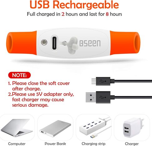 طوق الكلب LED ، Bseen USB قابلة لإعادة الشحن قلادة الكلب قلادة ، طوق سلامة الحيوانات الأليفة يجعل كلابك المحبوبة رؤية في الليل للكلاب الصغيرة المتوسطة الكبيرة in Kuwait