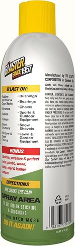 B'laster 6-16-SL Industrial Strength Silicone Lubricant with Long Lasting Non-evaporating Formula Eliminates Wear from Constant Friction, 11 Ounces, Pack of 6 in Kuwait