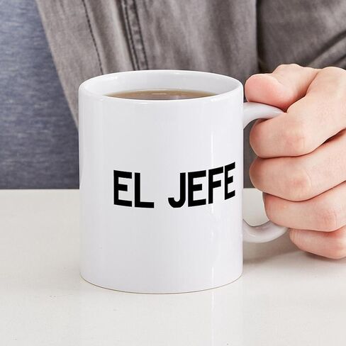CafePress They Call Me El Jefe Mugs 11 oz (325 ml) Ceramic Coffee Mug in Saudi Arabia