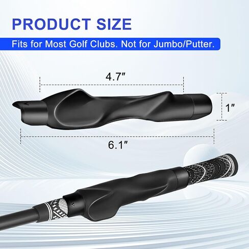 Golf Grip Trainer, Grip Trainer for Golf Clubs - Right Hand Golf Training Aid with Ergonomic Design, Corrects Golf Grip Posture and Improves Swing Accuracy in Saudi Arabia