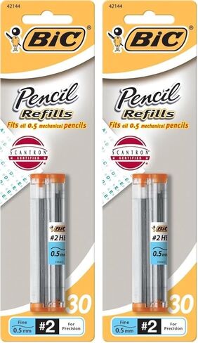 BIC Pency Lead Relgls ، Medium Point (0.7 مم) ، 30CT (L730P1) ، الأسود in Saudi Arabia