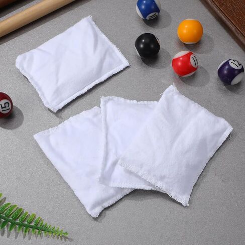 4pcs pack billiard talc powder bags مسحوق اليد الجاف المحمولة للبلياردو الرطوبة الذين يمتصون التلك الحقيبة الآمنة سهلة تحمل قبضة محسنة in Kuwait