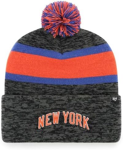 47 City Edition Script Northward Fashion Cuff Beanie Hat مع POM - قبعة شتوية متماسكة بأساور NBA in Kuwait
