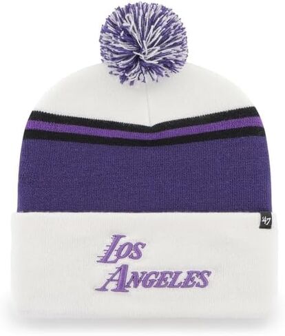 47 City Edition Script Northward Fashion Cuff Beanie Hat مع POM - قبعة شتوية متماسكة بأساور NBA in Kuwait