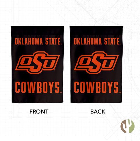 Desert Cactus Oklahoma State University OSU Garden Flag – 19 x 12 inch Oklahoma State Cowboys Banner, For Outdoor Display and Events (Design C) in Saudi Arabia