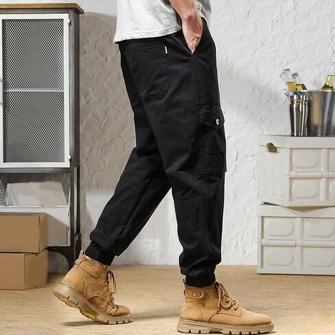 XYXIONGMAO Functional Sweatpants Cargo Tactical Techwear Harem Pants Hip Hop Slacks Streetwear Joggers Overalls for Men in Saudi Arabia
