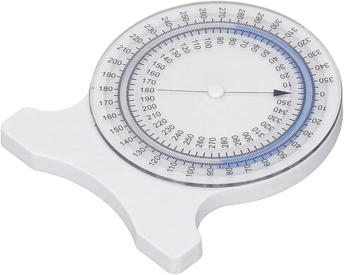 Estink Physical Inclinometer Bubble Inclinometer Finger Inclinometer with Scratch Surface 0-360° Measuring Range for Neck Shoulder Hip Wrist Back Mobility in Saudi Arabia