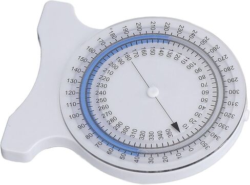 Estink Physical Inclinometer Bubble Inclinometer Finger Inclinometer with Scratch Surface 0-360° Measuring Range for Neck Shoulder Hip Wrist Back Mobility in Saudi Arabia