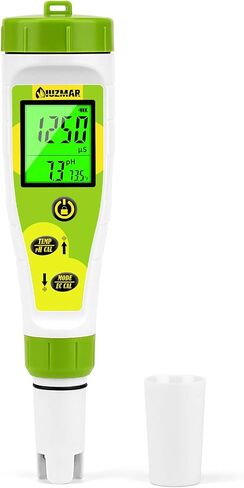 UIUZAMR pH Meter for Hydroponics PPM EC Meter for Water Hydroponics Simultaneously Display Tester for Plant Nutrients pH Conductivity Meter for Reservoir Tank Hydroponic Water System in Saudi Arabia