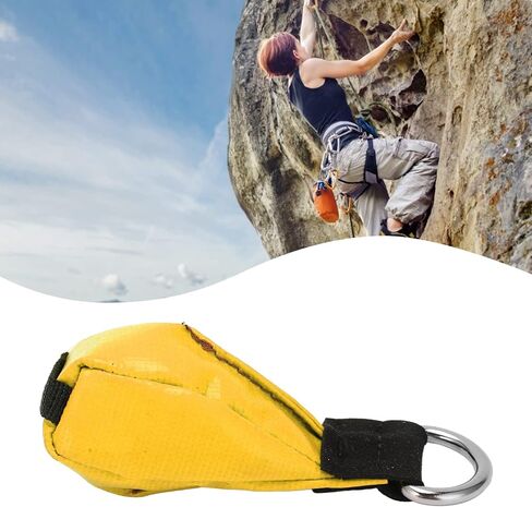 Throw Weight Bag Multipurpose Nylon Throwing Rope Sandbag for Outdoor Tree Climbing Rock Climbing Cave Exploration Stainless Steel Ring Lightweight Durable in Saudi Arabia