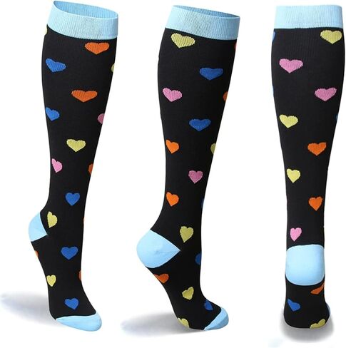 Socks for Women Men Knee Support Running Travel Athletic Running Hiking Compression Sock in Saudi Arabia