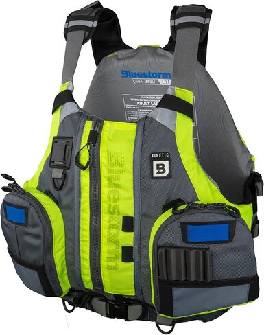 BLUESTORM Keyhole Life Jacket for Adults | US Coast Guard (USCG) Approved Type 2 Basic Universal Foam Life Vest Preserver (PFD) in Orange in Kuwait