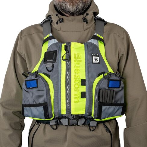 BLUESTORM Keyhole Life Jacket for Adults | US Coast Guard (USCG) Approved Type 2 Basic Universal Foam Life Vest Preserver (PFD) in Orange in Kuwait