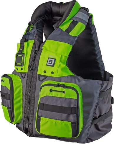 BLUESTORM Keyhole Life Jacket for Adults | US Coast Guard (USCG) Approved Type 2 Basic Universal Foam Life Vest Preserver (PFD) in Orange in Kuwait