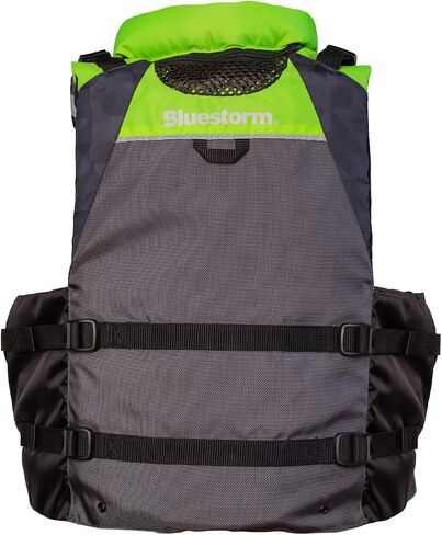 BLUESTORM Keyhole Life Jacket for Adults | US Coast Guard (USCG) Approved Type 2 Basic Universal Foam Life Vest Preserver (PFD) in Orange in Kuwait