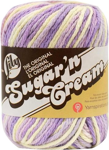 Lily Sugar 'N Cream The Original Ombre Yarn, 2oz, Gauge 4 Medium, 100% Cotton, Ahoy - Machine Wash & Dry in Kuwait