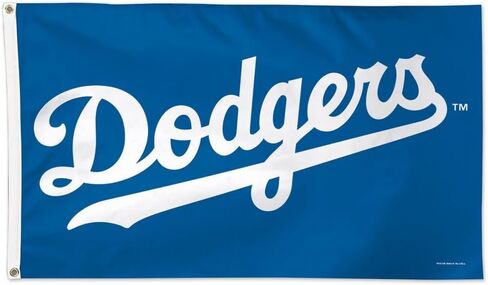 Wincraft MLB Los Angeles Dodgers 02491115 علم فاخر، 3' x 5' in Kuwait
