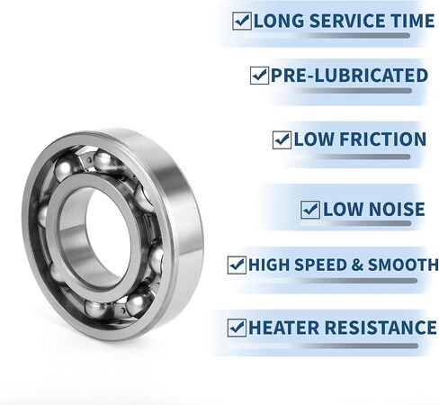 ACROPIX 6024 & Deep Groove Ball Bearings P5 120x180x28mm Lubricated Bearings Open Type Silver Tone Scooter Skateboard Wheel in Saudi Arabia