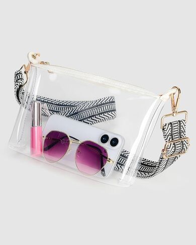 FANGSUN Clear Bag for Stadium Events, Clear Purses for Women, Transparent Crossbody Stadium Bag for Concert, Sport in Saudi Arabia