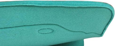 CHALLENGER Horse 32"x30" Western Contoured Wool Felt Therapeutic Saddle Pad Teal 39252TL in Saudi Arabia