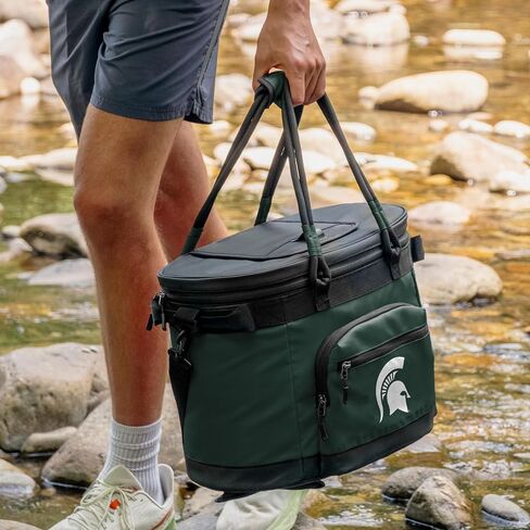 العلامات التجارية الشعار NCAA Flex -Can Cooler-بطانة تسرب محققة للحرارة ، يبقى باردًا لساعات ، حزام كتف قابل للتعديل-رائع للخلع والنزهات in Kuwait