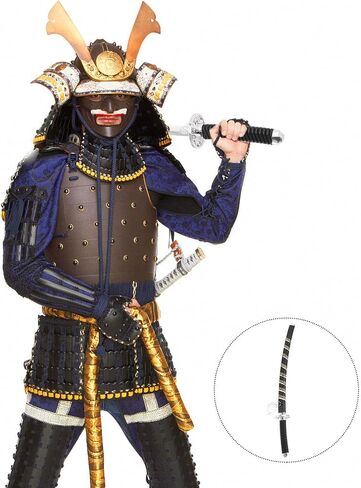 Ciieeo Mini Sword Katana Slayer Samurai Toy Sword 35CM Plastic Japanese Samurai for Halloween Decoration Toy Props Sword（35CM） in Saudi Arabia