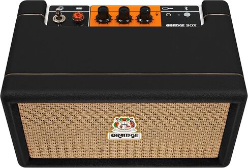 Orange Box - مكبر صوت بلوتوث المحمول الذي يقدم صوت صوت استوديو ، نطاق 15 مترًا ، طاقة RMS 50W ، عمر بطارية طويل ، iOS و Android Connectivity - رائع للحرزات والمهرجانات والشواء والأعياد in Saudi Arabia