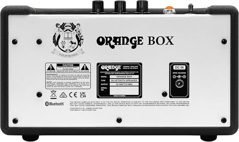 Orange Box - مكبر صوت بلوتوث المحمول الذي يقدم صوت صوت استوديو ، نطاق 15 مترًا ، طاقة RMS 50W ، عمر بطارية طويل ، iOS و Android Connectivity - رائع للحرزات والمهرجانات والشواء والأعياد in Saudi Arabia