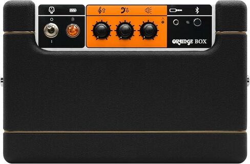 Orange Box - مكبر صوت بلوتوث المحمول الذي يقدم صوت صوت استوديو ، نطاق 15 مترًا ، طاقة RMS 50W ، عمر بطارية طويل ، iOS و Android Connectivity - رائع للحرزات والمهرجانات والشواء والأعياد in Saudi Arabia