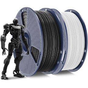 SUNLU ABS Filament 1.75mm 3D Printer Filament, Highly Resistant Durable, Heat Resistance, Excellent Toughness, Compatible with 99% FDM 3D Printers, 1kg Spool (2.2lbs), Black in Kuwait