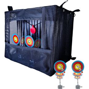 Airsoft Target with 2pcs All Metal Automatic Reset Shooting Target for Airsoft Gun Shooting BB Pellets Indoor Outdo in Kuwait