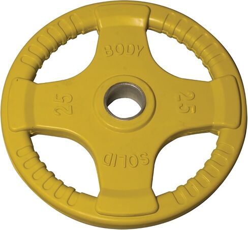 Body-Solid Colored Rubber Grip Olympic Plates (Blue) - 35 lb pair in Kuwait