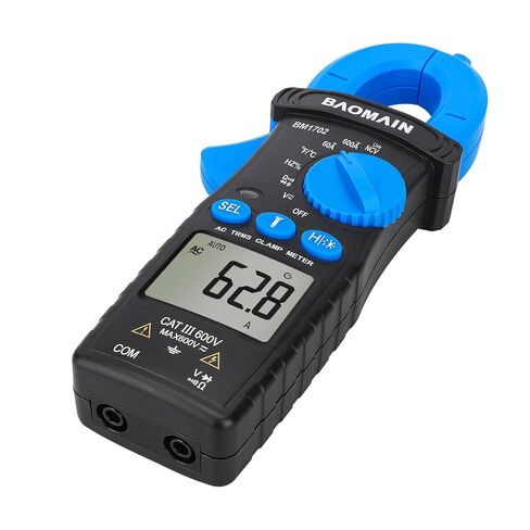 Baomain AC Digital Clamp Meter, 4000 Counts Multipurpose Clamp Meter for AC Current, AC/DC Voltage, Diode, Resistance, Continuity Test, NCV, Live Wire Test, BM1701 in Kuwait