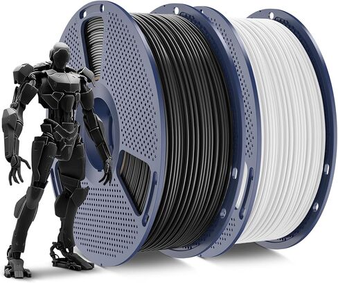 SUNLU ABS Filament 1.75mm 3D Printer Filament, Highly Resistant Durable, Heat Resistance, Excellent Toughness, Compatible with 99% FDM 3D Printers, 1kg Spool (2.2lbs), Black in Kuwait