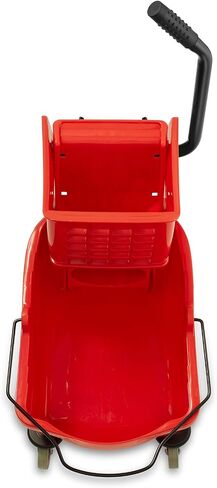 Dryser Commercial Mop Bucket with Side Press Wringer, 26 Quart, Yellow in Saudi Arabia